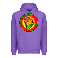 Purple juneteenth  coasters Premium Hoodie - AdoDesignShop