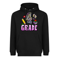 Black Fourth Grade Heavyweight Hoodie - RanaPortraitStore