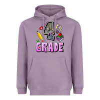 Lavender Fourth Grade Heavyweight Hoodie - RanaPortraitStore