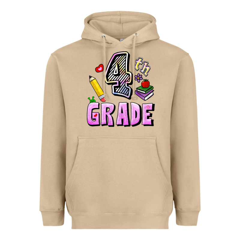 Fourth Grade Heavyweight Hoodie by RanaPortraitStore | Teevron