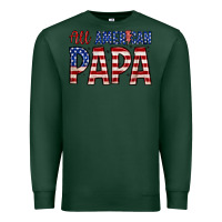 Sports Green all American papa Premium Sweatshirt - Zillion Design Studio
