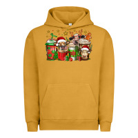 Pigment Peanut Butter christmas cows coffee Urban Hoodie - Jasminsmagicworld