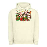 Pigment Pistachio christmas cows coffee Urban Hoodie - Jasminsmagicworld