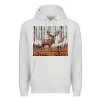 Dove Grey reinder Premium Hoodie - JahusDesignShop