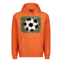 Carrot glitter football leopard Premium Hoodie - RanaPortraitStore