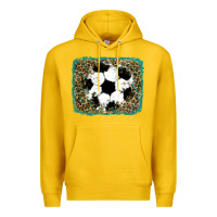 Lemon glitter football leopard Premium Hoodie - RanaPortraitStore