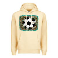 Pina Colada glitter football leopard Premium Hoodie - RanaPortraitStore