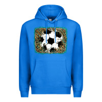 True Royal glitter football leopard Premium Hoodie - RanaPortraitStore