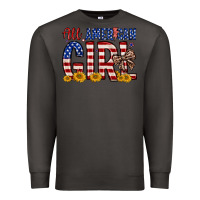 Smoke all american girl Premium Sweatshirt - Zillion Design Studio
