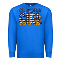 True Royal all american girl Premium Sweatshirt - Zillion Design Studio