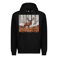 Black reinder Premium Hoodie - JahusDesignShop