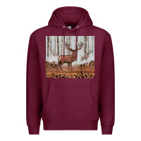 Burgundy reinder Premium Hoodie - JahusDesignShop