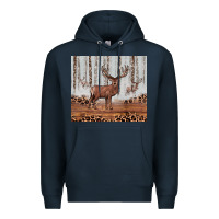 Navy reinder Premium Hoodie - JahusDesignShop