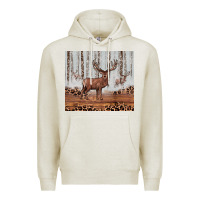 Oatmeal Heather reinder Premium Hoodie - JahusDesignShop