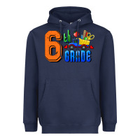 Navy Sixth Grade Heavyweight Hoodie - RanaPortraitStore