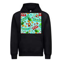 Black class of 2022 graduation seamless pattern Urban Hoodie - BundleAndBundleShop