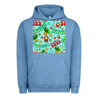 Pigment Pebble Blue class of 2022 graduation seamless pattern Urban Hoodie - BundleAndBundleShop