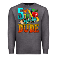 Charcoal Heather 5th grade dude Premium Sweatshirt - texasbilliewilder