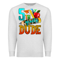 Oatmeal Heather 5th grade dude Premium Sweatshirt - texasbilliewilder
