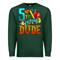 Sports Green 5th grade dude Premium Sweatshirt - texasbilliewilder