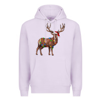 Lilac reindeer Premium Hoodie - JahusDesignShop