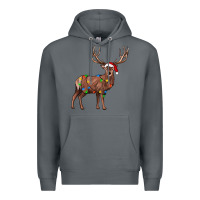 Rock reindeer Premium Hoodie - JahusDesignShop