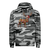 Slate Camo reindeer Premium Hoodie - JahusDesignShop