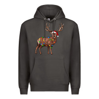 Smoke reindeer Premium Hoodie - JahusDesignShop