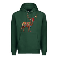 Sports Green reindeer Premium Hoodie - JahusDesignShop