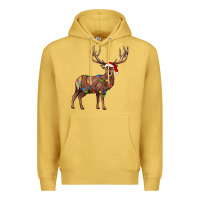 Antique Gold reindeer Premium Hoodie - JahusDesignShop