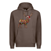 Coffee reindeer Premium Hoodie - JahusDesignShop