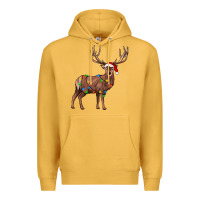 Mustard reindeer Premium Hoodie - JahusDesignShop