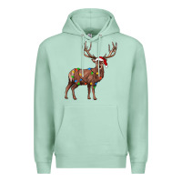 Seafoam reindeer Premium Hoodie - JahusDesignShop