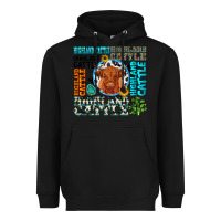 Black highland cattle Heavyweight Hoodie - texasbilliewilder