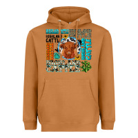 Meerkat highland cattle Heavyweight Hoodie - texasbilliewilder