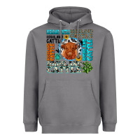 Storm highland cattle Heavyweight Hoodie - texasbilliewilder