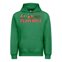 Emerald let's flamingle Urban Hoodie - Artiststas
