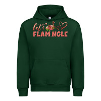 Forest Green let's flamingle Urban Hoodie - Artiststas