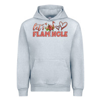 Heather Grey let's flamingle Urban Hoodie - Artiststas