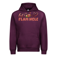 Mauve Wine let's flamingle Urban Hoodie - Artiststas