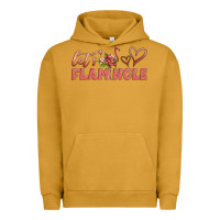 Pigment Peanut Butter let's flamingle Urban Hoodie - Artiststas
