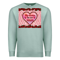 Seafoam my valentine has four paws Premium Sweatshirt - RanaPortraitStore
