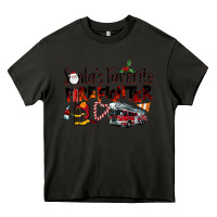 Asphalt Santa's Favorite Firefighter Heavy Core Tee - LillyAllenDesigns