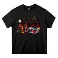 Black Santa's Favorite Firefighter Heavy Core Tee - LillyAllenDesigns