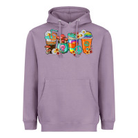 Lavender hippie coffee cups Heavyweight Hoodie - texasbilliewilder