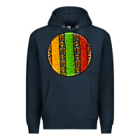 Navy juneteenth  coasters Premium Hoodie - AdoDesignShop