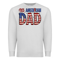 Dove Grey all american dad Premium Sweatshirt - Zillion Design Studio