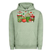 Pigment Oil Green watermelon coffee Urban Hoodie - Jasminsmagicworld