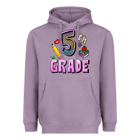 Lavender Fifth Grade Heavyweight Hoodie - RanaPortraitStore