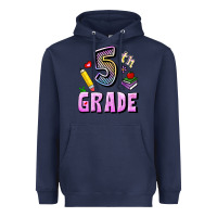 Navy Fifth Grade Heavyweight Hoodie - RanaPortraitStore
